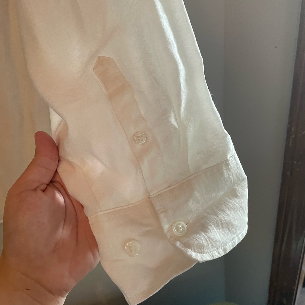 H&M Sheer White Blouse - Picture 4 of 6